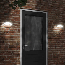 Berkfield Outdoor LED Wall Lights 2pcs White Die-cast Aluminium
