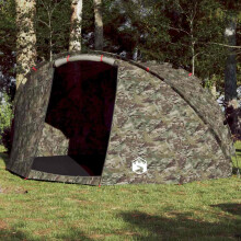 Berkfield Fishing Tent 5-Person Camouflage Waterproof