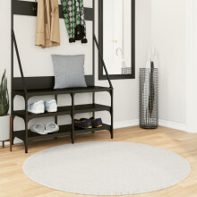 Berkfield Rug OVIEDO Short Pile Cream ò 120 cm