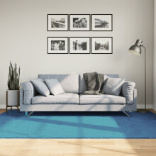 Berkfield Rug OVIEDO Short Pile Turquoise 160x230 cm
