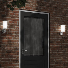 Berkfield Outdoor Wall Lights 2pcs Silver Stainless Steel