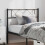 Berkfield Metal Replace Headboard Black 100 cm 1