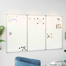 Berkfield Magnetic Whiteboard Foldable 120x80x1.7 cm Aluminium