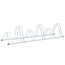 Berkfield Bicycle Stand for 6 Bikes Floor Freestanding Galvanised Steel