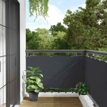 Berkfield Balcony Privacy Screen Anthracite 600x120 cm PVC