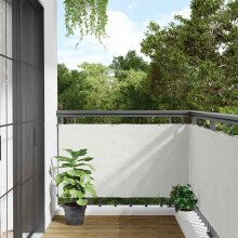 Berkfield Balcony Privacy Screen White 700x120 cm PVC