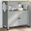 Berkfield Kitchen Trolley MONZA 84x40x88.5 cm Solid Wood Pine 1