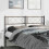 Berkfield Metal Replace Headboard Black 135 cm 1
