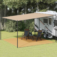 Berkfield Tent Carpet Sand 400x400 cm HDPE