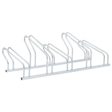 Berkfield Bicycle Stand for 5 Bikes Floor Freestanding Galvanised Steel