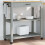 Berkfield Kitchen Trolley MONZA 84x40x88.5 cm Solid Wood Pine 1