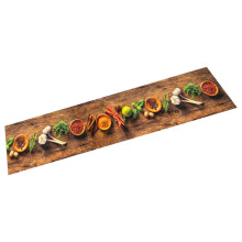Berkfield Kitchen Rug Washable Spices 60x180 cm Velvet