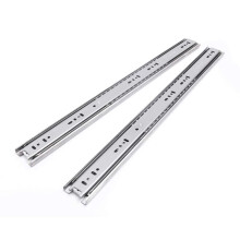 Full Extension Drawer Slides 250mm Ball Bearing Runners Heavy Duty 45kg Load Side Mount Silent Soft Close 1 Pair