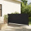Berkfield Retractable Side Awning Black 120x600 cm 1