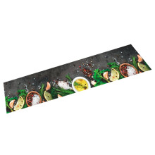 Berkfield Kitchen Rug Washable Spices 60x300 cm Velvet