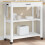 Berkfield Kitchen Trolley MONZA 84x40x88.5 cm Solid Wood Pine 1