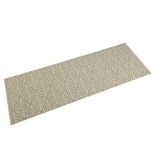 Berkfield Kitchen Rug Washable Leaves 45x150 cm Velvet