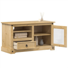 Berkfield TV Cabinet Corona 100x45x58 cm Solid Wood Pine