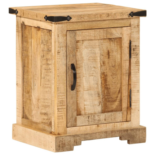 Berkfield Bedside Cabinet 40x35x50 cm Solid Wood Mango