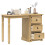 Berkfield Dressing Table Corona 110x47x75 cm Solid Wood Pine 1