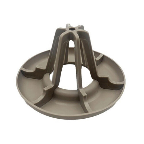 Dish Drying Rack with Dustproof Drainage Design, Gray Plastic Cup Organizer for Kitchen Counter