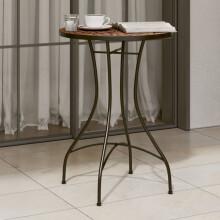 Berkfield Mosaic Bistro Table Terracotta ò50x70 cm Ceramic
