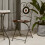 Berkfield Bistro Chairs Foldable 2 pcs Terracotta and White Ceramic 1