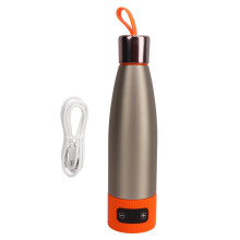 Smart Bottle Warmer Stainless Steel Thermostatic Heated Water Bottle with RealTime Temperature Display Orange