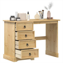 Berkfield Dressing Table Corona104x47x75 cm Solid Wood Pine