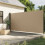 Berkfield Retractable Side Awning Beige 220x600 cm 1
