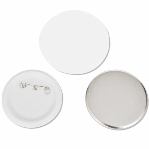 500 pcs Pinback Button Parts 58 mm 2