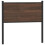 Berkfield Replace Headboard Brown Oak 75 cm Engineered Wood and Steel 1
