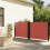 Berkfield Retractable Side Awning Terracotta 100x600 cm 1