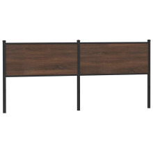 Berkfield Replace Headboard Brown Oak 190 cm Engineered Wood and Steel