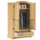 Berkfield Wardrobe "Corona" 101x52x170 cm Solid Wood Pine 1