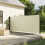 Berkfield Retractable Side Awning Cream180x600 cm 1