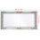 Berkfield Wall Mirror Baroque Style 100x50 cm Silver 9