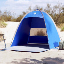 Berkfield Beach Tent 3-Person Azure Blue Waterproof