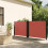 Berkfield Retractable Side Awning Terracotta 120x600 cm 1