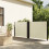 Berkfield Retractable Side Awning Cream 120x600 cm 1