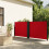 Berkfield Retractable Side Awning Red 140x600 cm 1