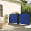 Berkfield Retractable Side Awning Blue 140x600 cm 1