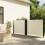 Berkfield Retractable Side Awning Cream 140x600 cm 1