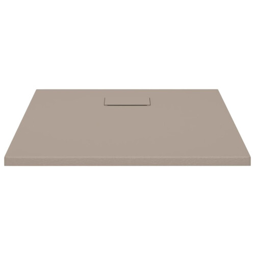 Berkfield Shower Base Tray SMC Brown 90x90 cm 2