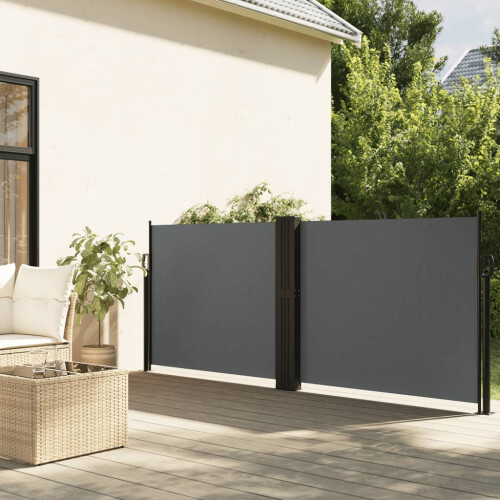 Berkfield Retractable Side Awning Anthracite 140x600 cm