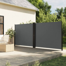 Berkfield Retractable Side Awning Anthracite 180x600 cm