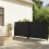 Berkfield Retractable Side Awning Black 100x1000 cm 1