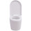 Berkfield Wall Hung Toilet Ceramic White 3