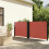 Berkfield Retractable Side Awning Terracotta 100x1000 cm 1