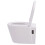 Berkfield Wall Hung Toilet Ceramic White 4
